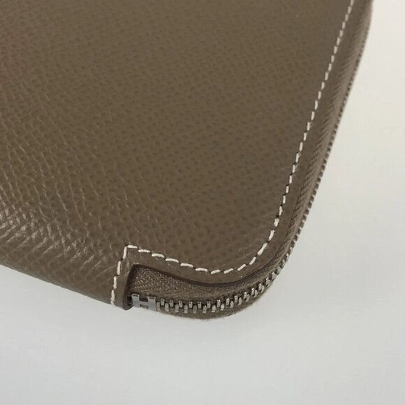 HERMES Azap Long Silkine Long wallet Round zipper - Picture 6 of 16